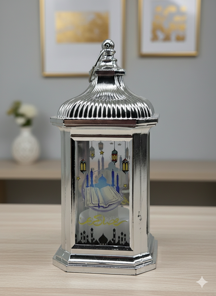 Mini lanterne décorative avec les pilles