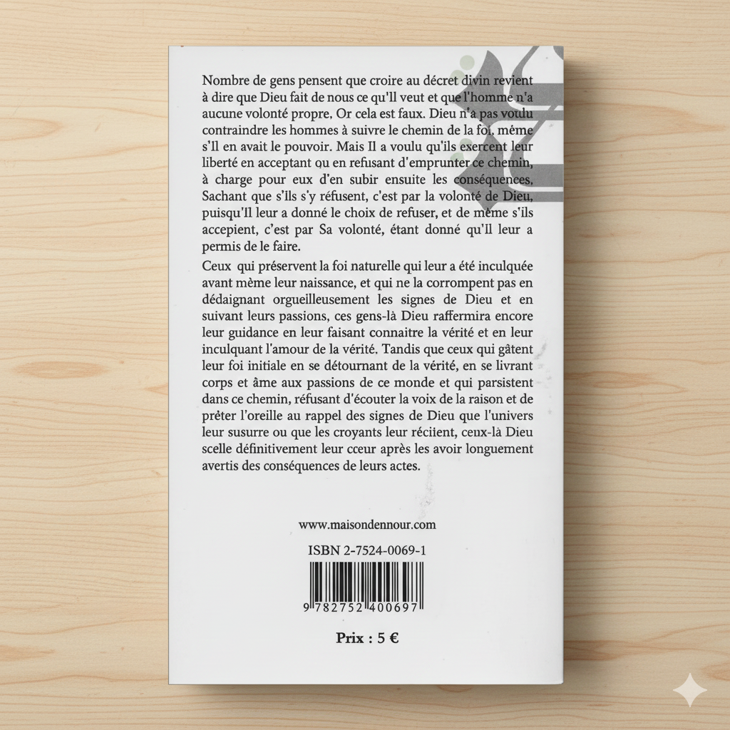 Le Décret De Dieu Et Son Arrêt