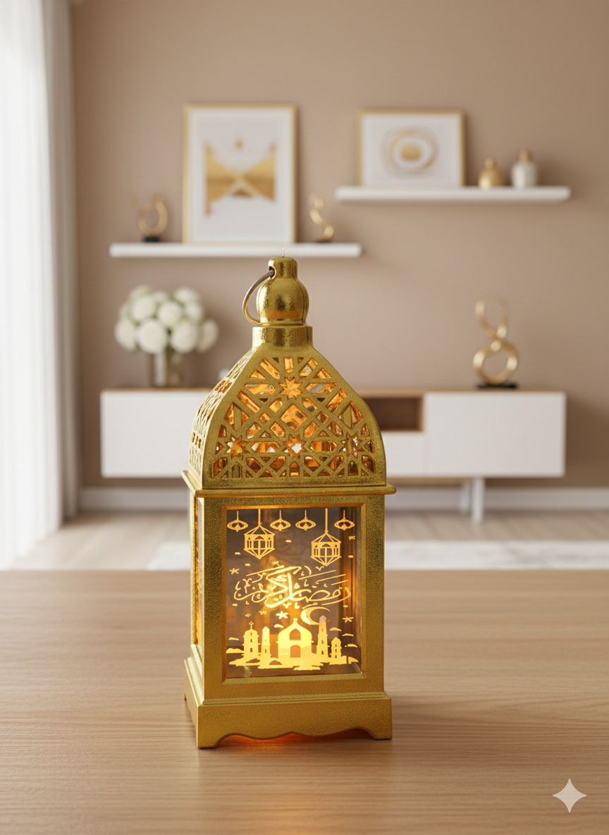 Mini lanterne décorative avec les pilles