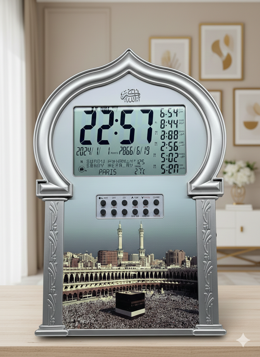 Horloge Adhan avec option Roqya