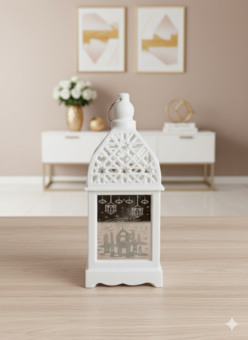 Mini lanterne décorative avec les pilles