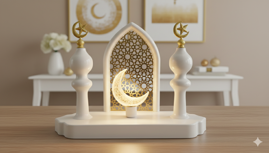 Décoration de table de mosquée